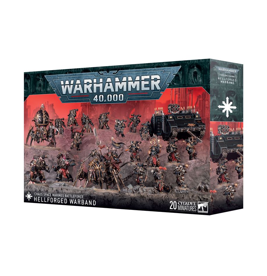 Warhammer 40k - Chaos Space Marines Battleforce - Hellforged