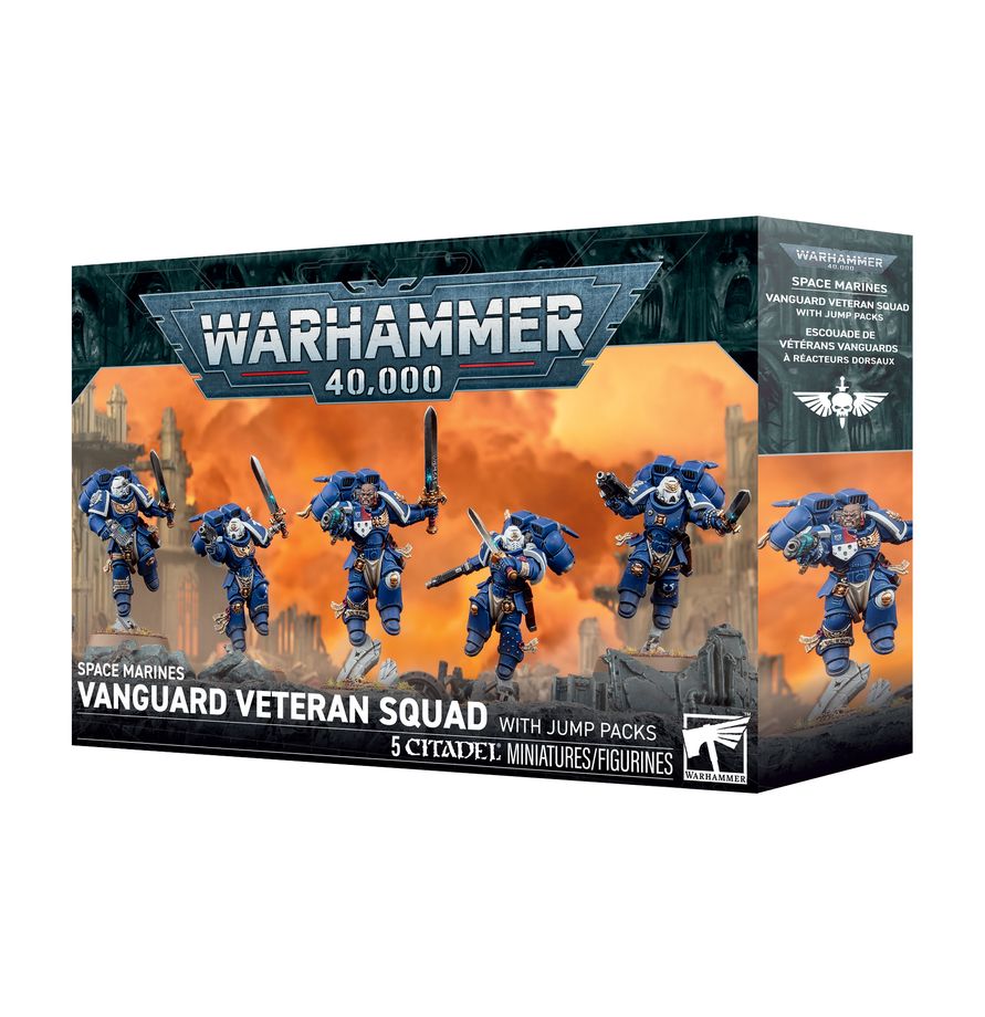 Warhammer 40K - Space Marines - Vanguard Veteran Squad with Jump Packs