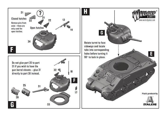 Bolt Action - M4 Sherman Medium Tank