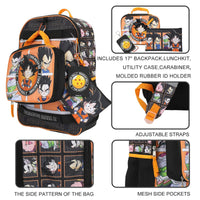 Dragon Ball Z Backpack 5-Piece Set