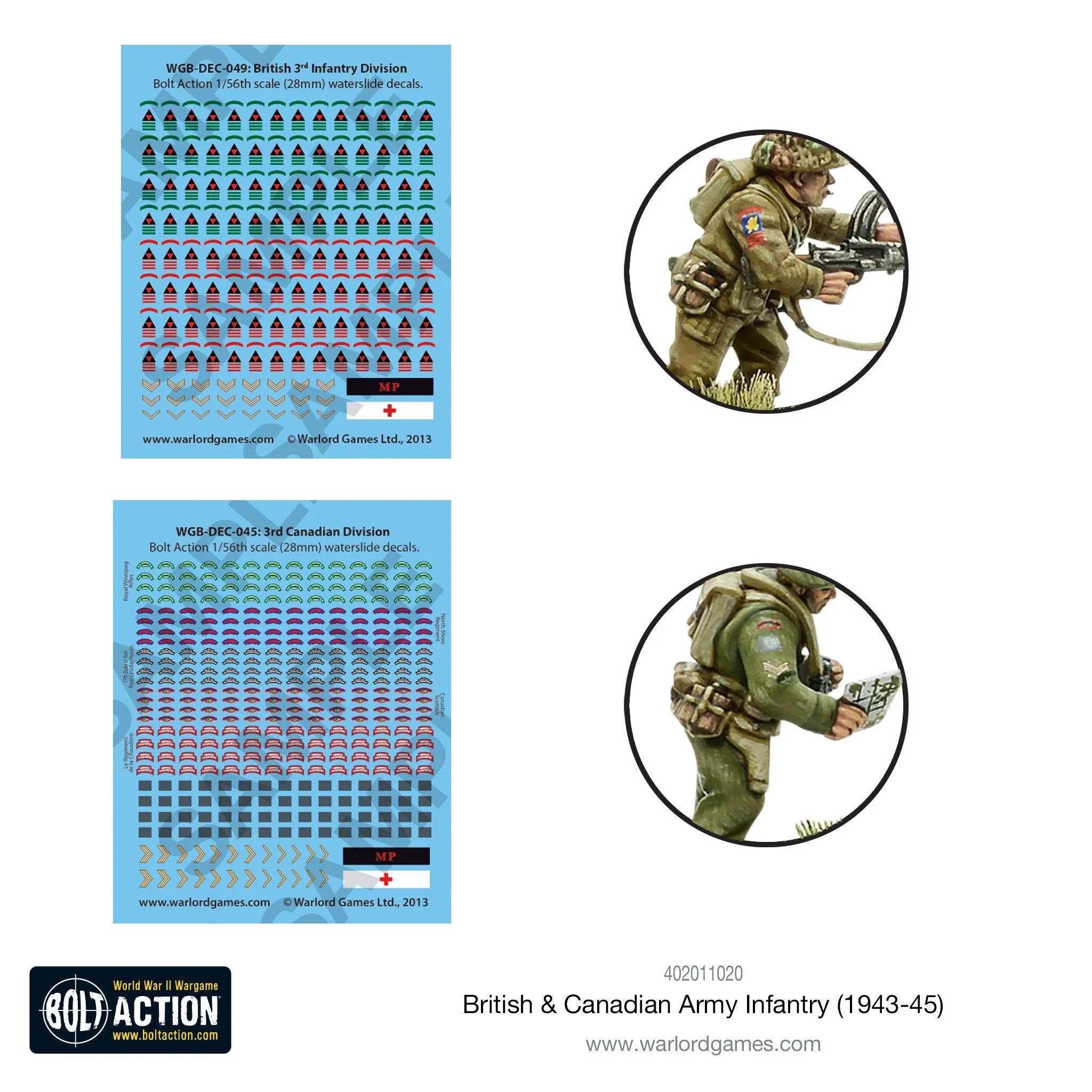 Bolt Action - British & Canadian Army infantry (1943-45)
