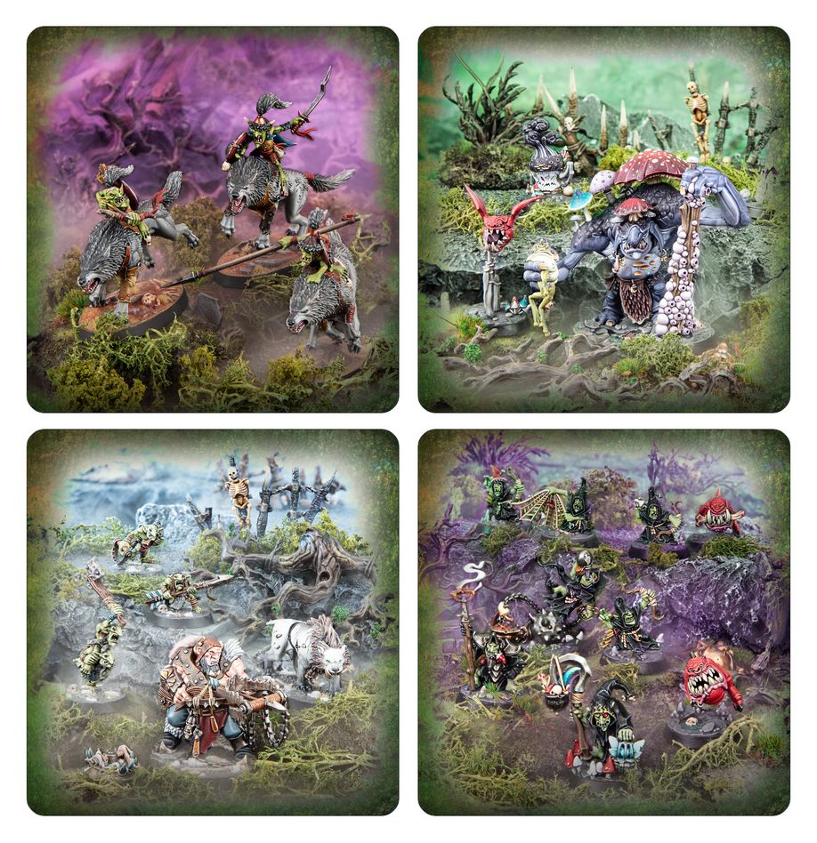 Warhammer Underworlds: Destruction Warbands: Gitz and Goliaths