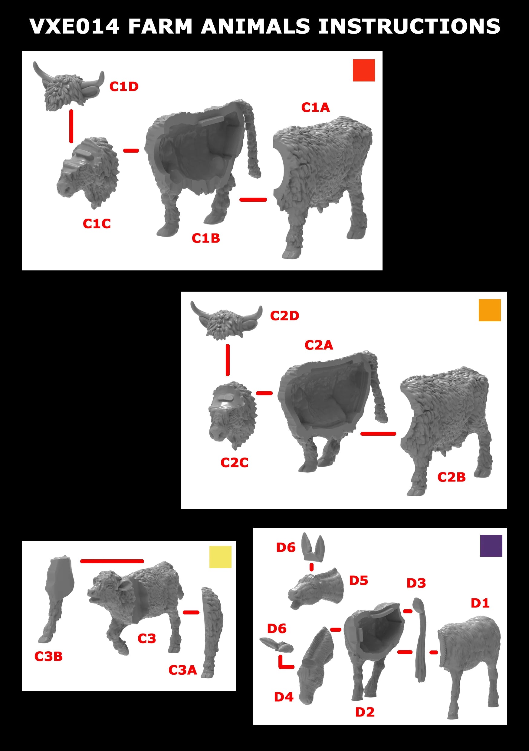Victrix Limited - Medieval Farm Animals