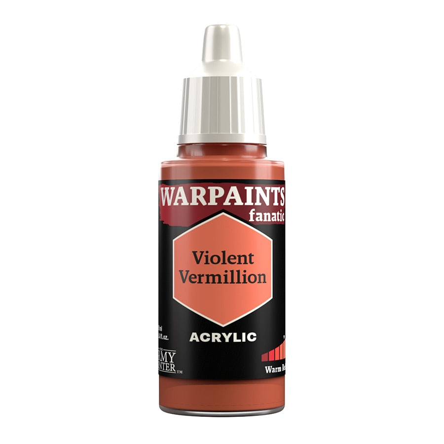 The Army Painter - Warpaints Fanatic - Acrylic - Violent Vermillion (18ml)