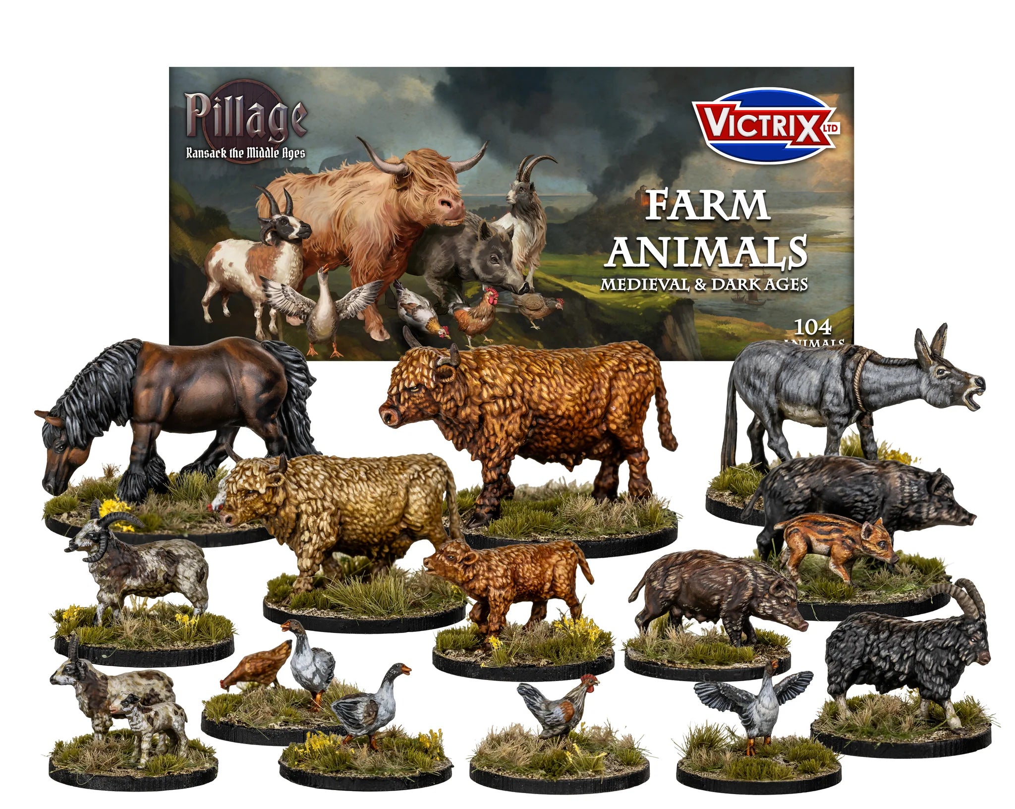Victrix Limited - Medieval Farm Animals