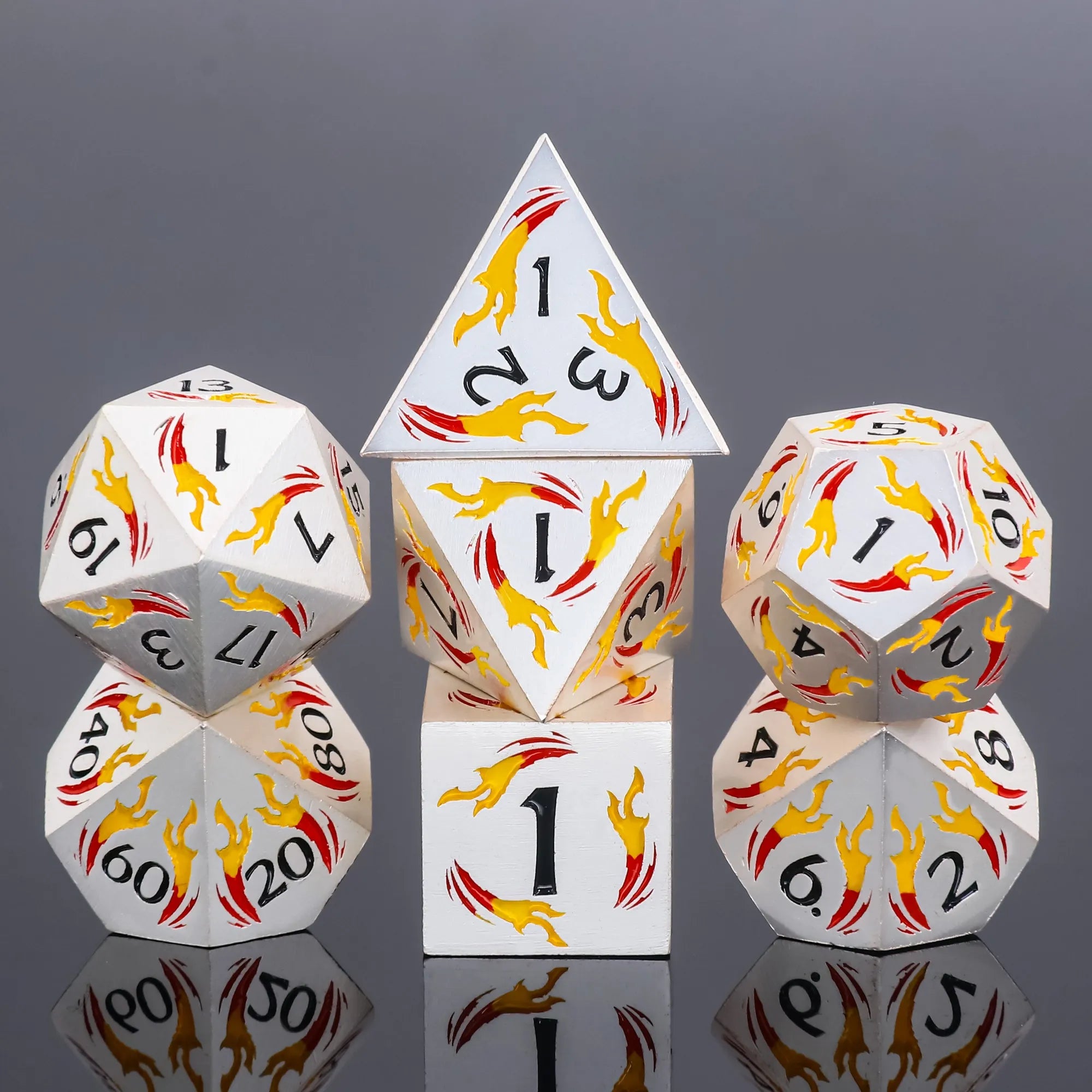 Dagger of the Wind - Sun Blade - Metal 7ct Dice Set