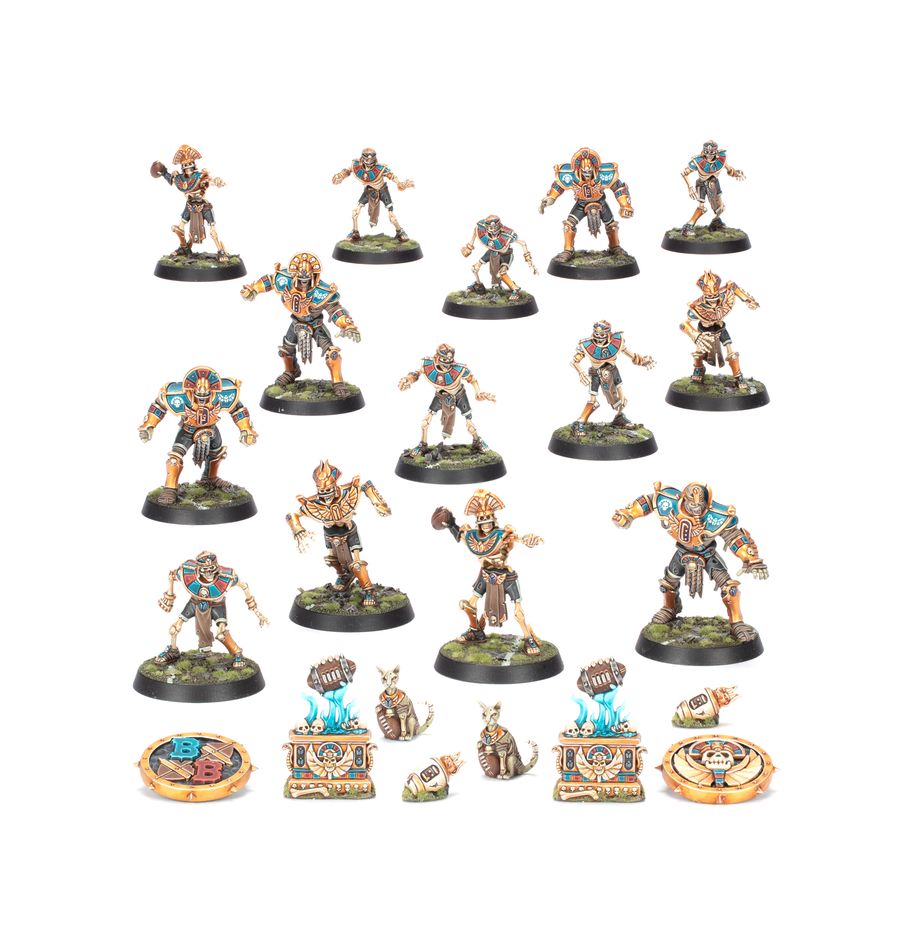 Blood Bowl - Tomb Kings Blood Bowl Team - The Nehekhara Nightmares