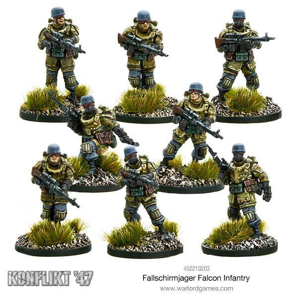 Konflikt '47 - German - Fallschirmjager Falcon Infantry