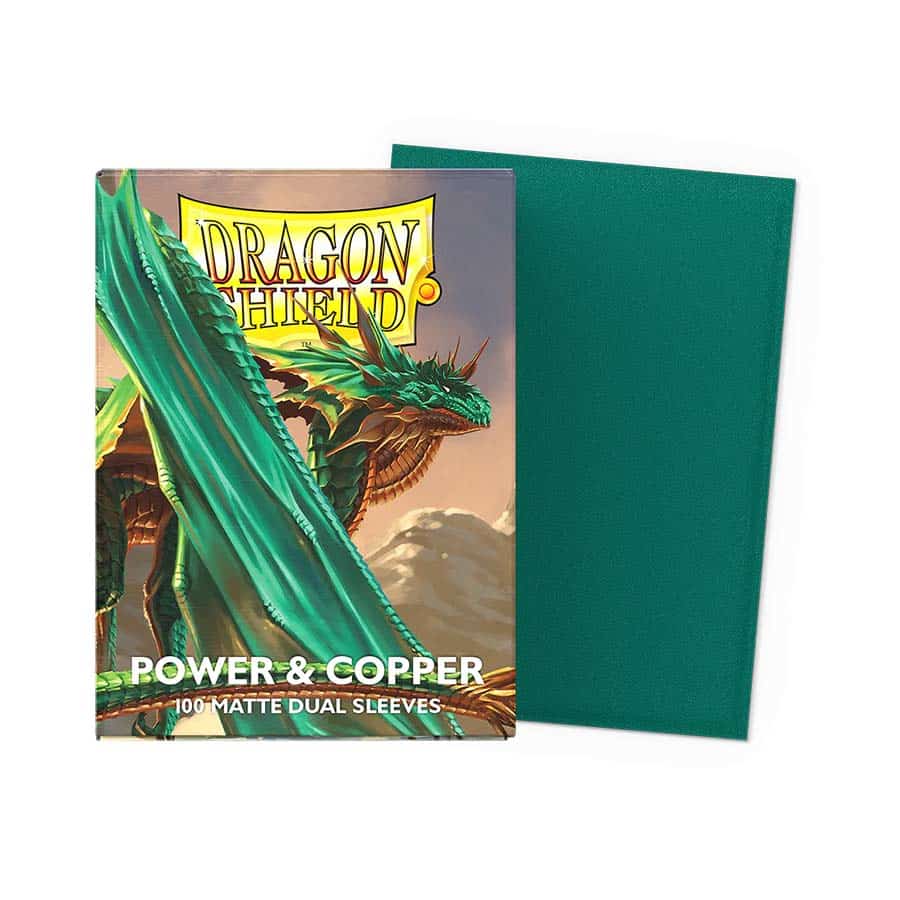 Dragon Shield - Standard Sleeves - Matte Dual - Power & Copper