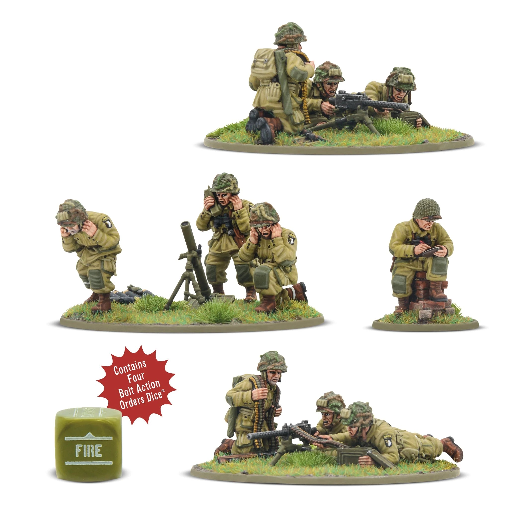 Bolt Action - Armies of the United States: US Airborne (D-Day) Heavy Weapons Platoon