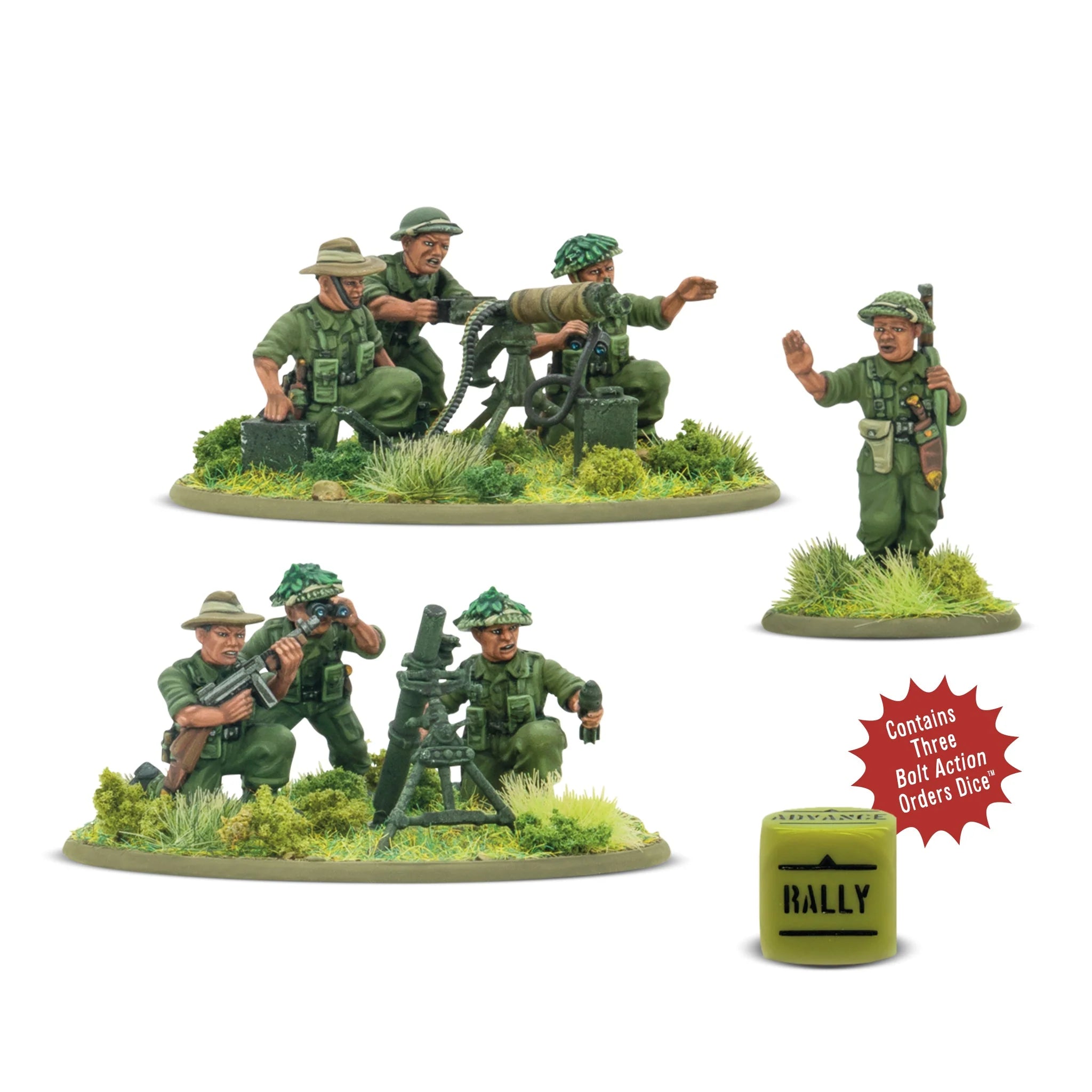 Bolt Action - Gurkha - Heavy Weapons Platoon
