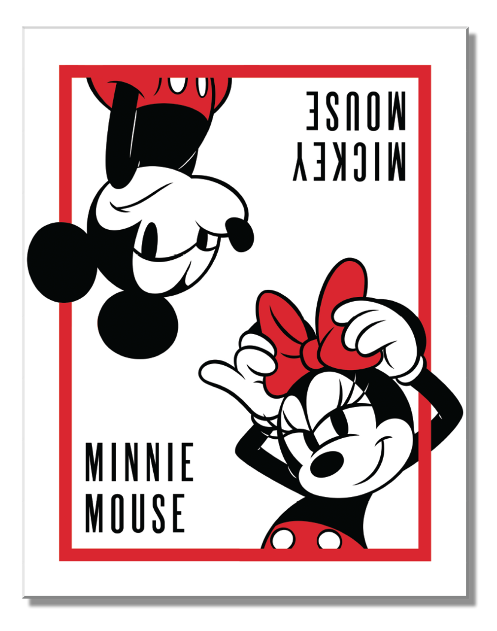 Metal Sign: Mickey and Minnie
