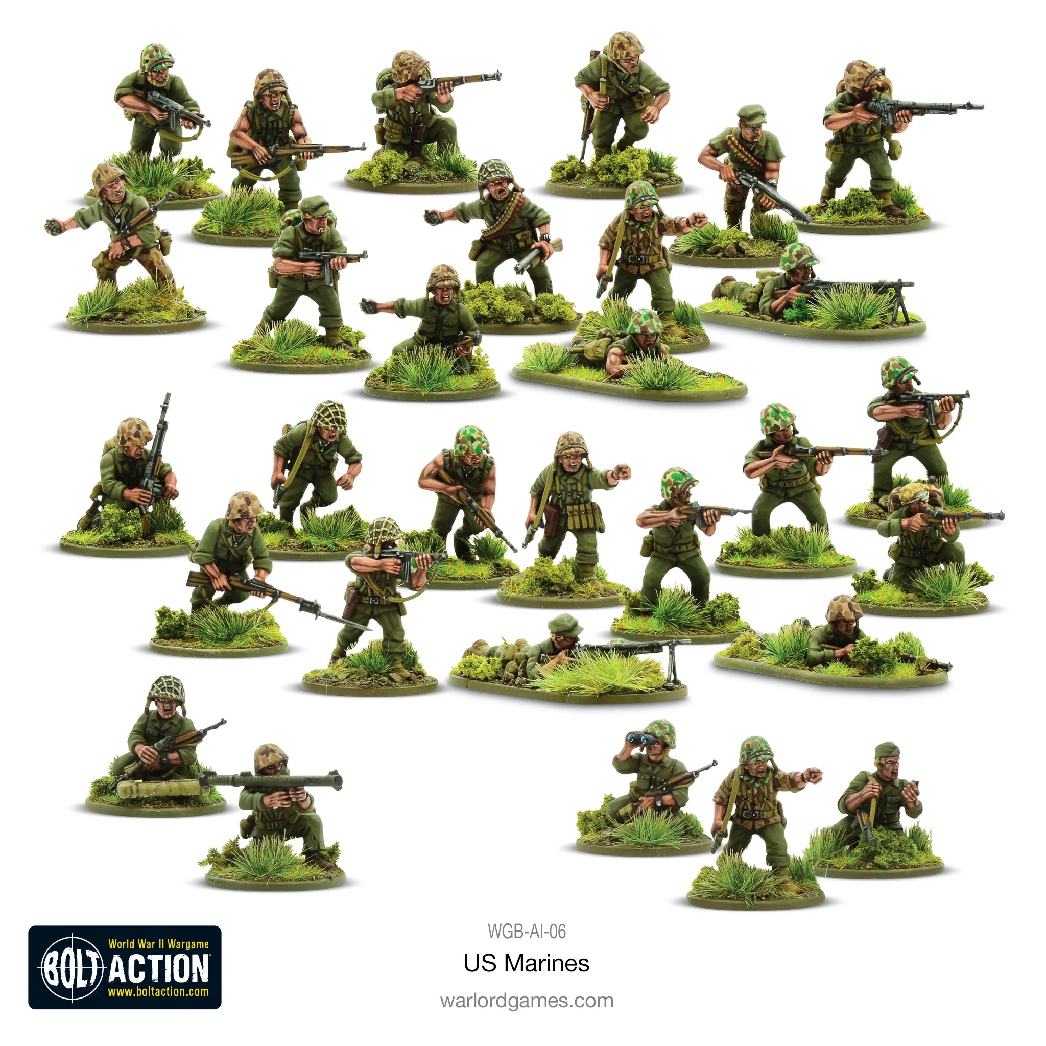 Bolt Action - US Marines plastic box set