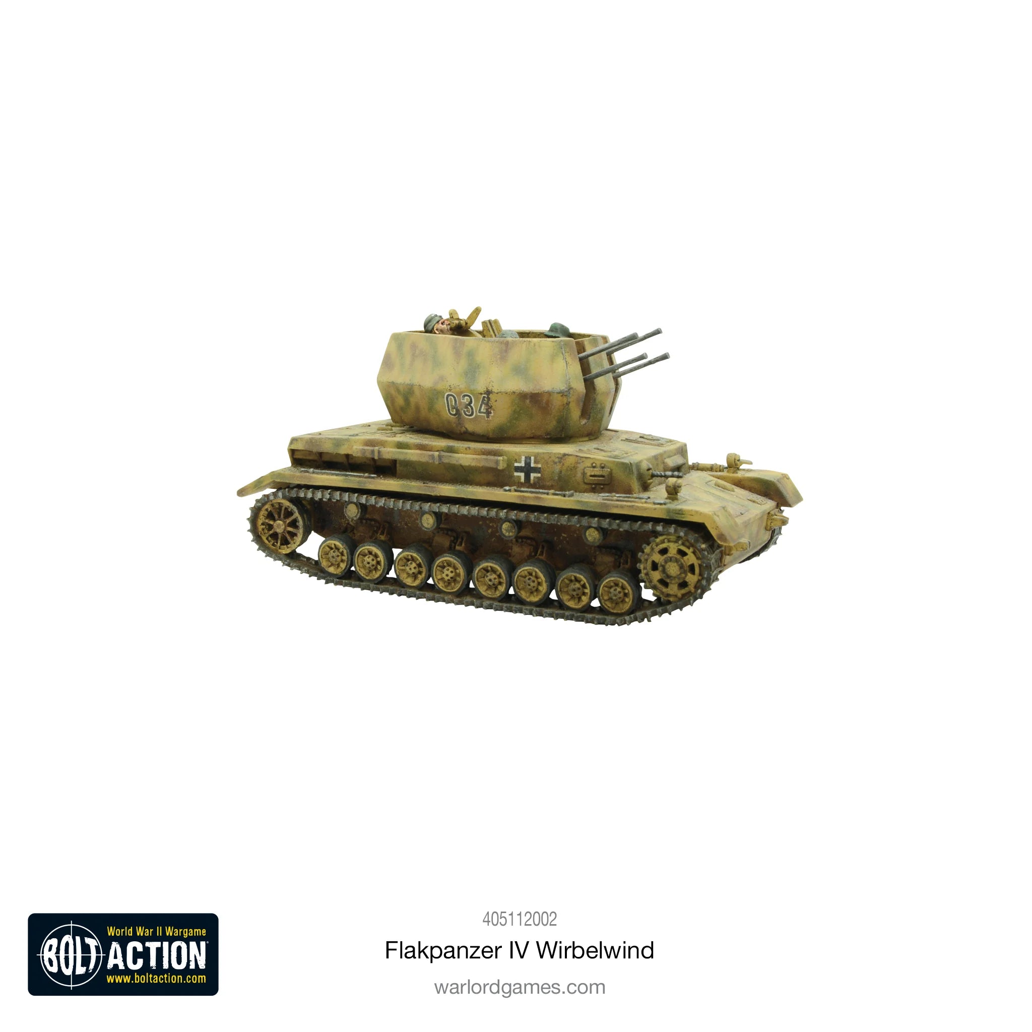 Bolt Action -Flakpanzer IV Wirbelwind (resin)