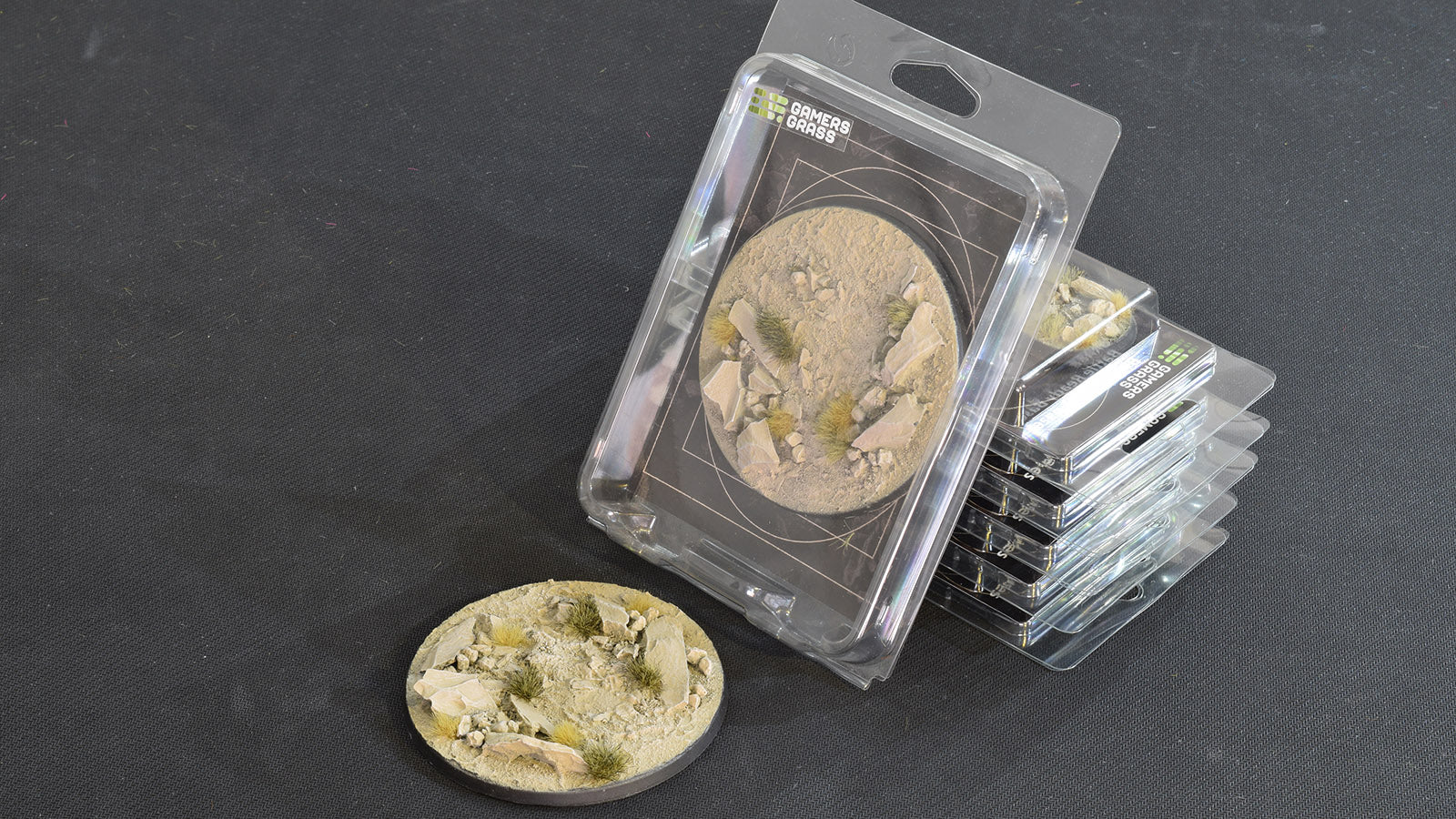 Gamers Grass - Battle Ready Bases - Round 100mm - Arid Steppe (1)
