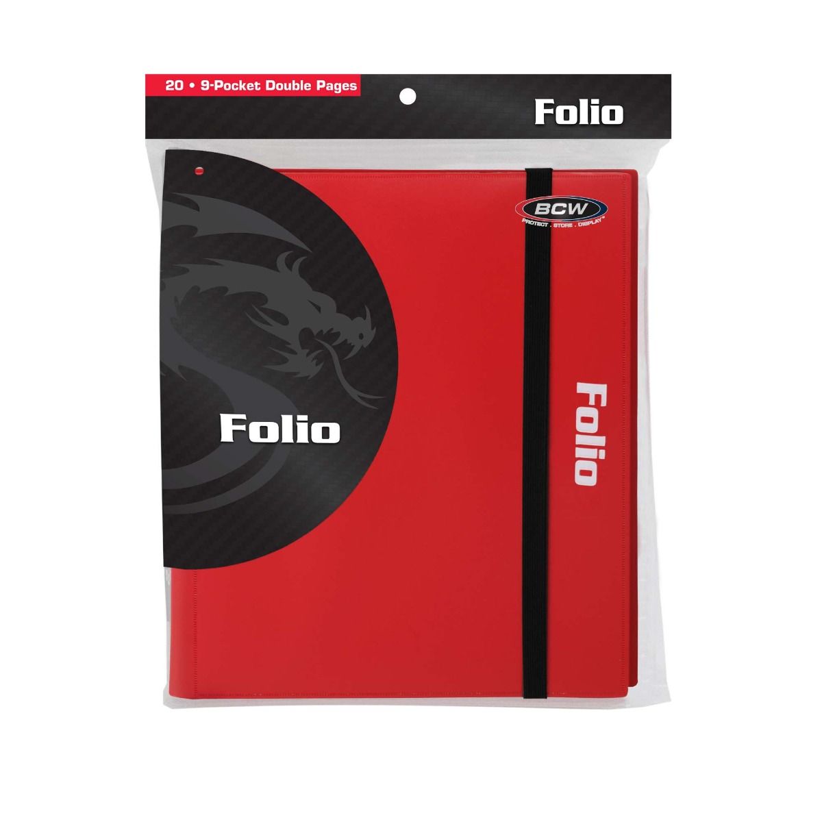 BCW Supplies - Folio 9-Pocket Album - Red