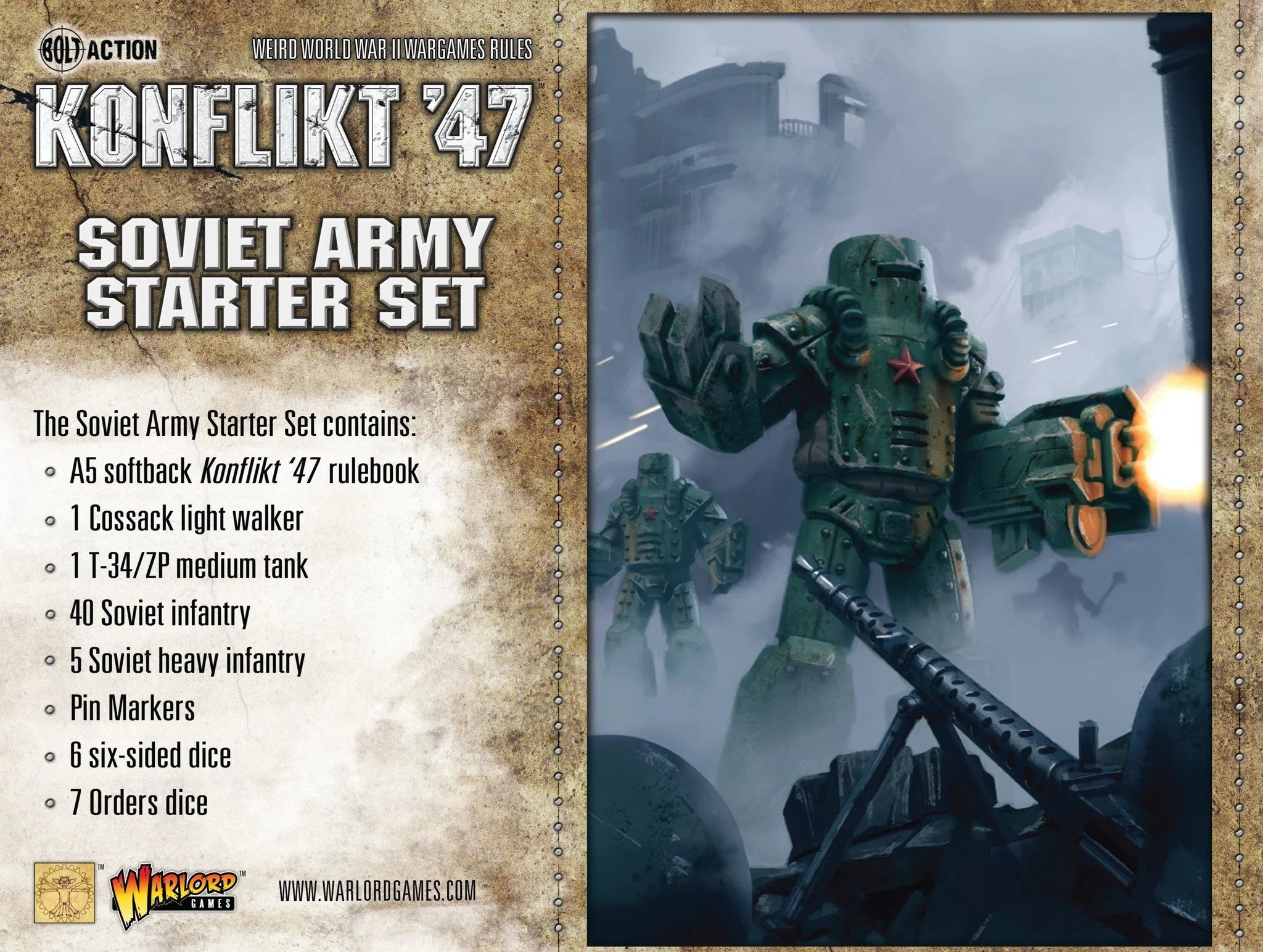 Bolt Action - Konflikt '47 - Soviet Starter Set