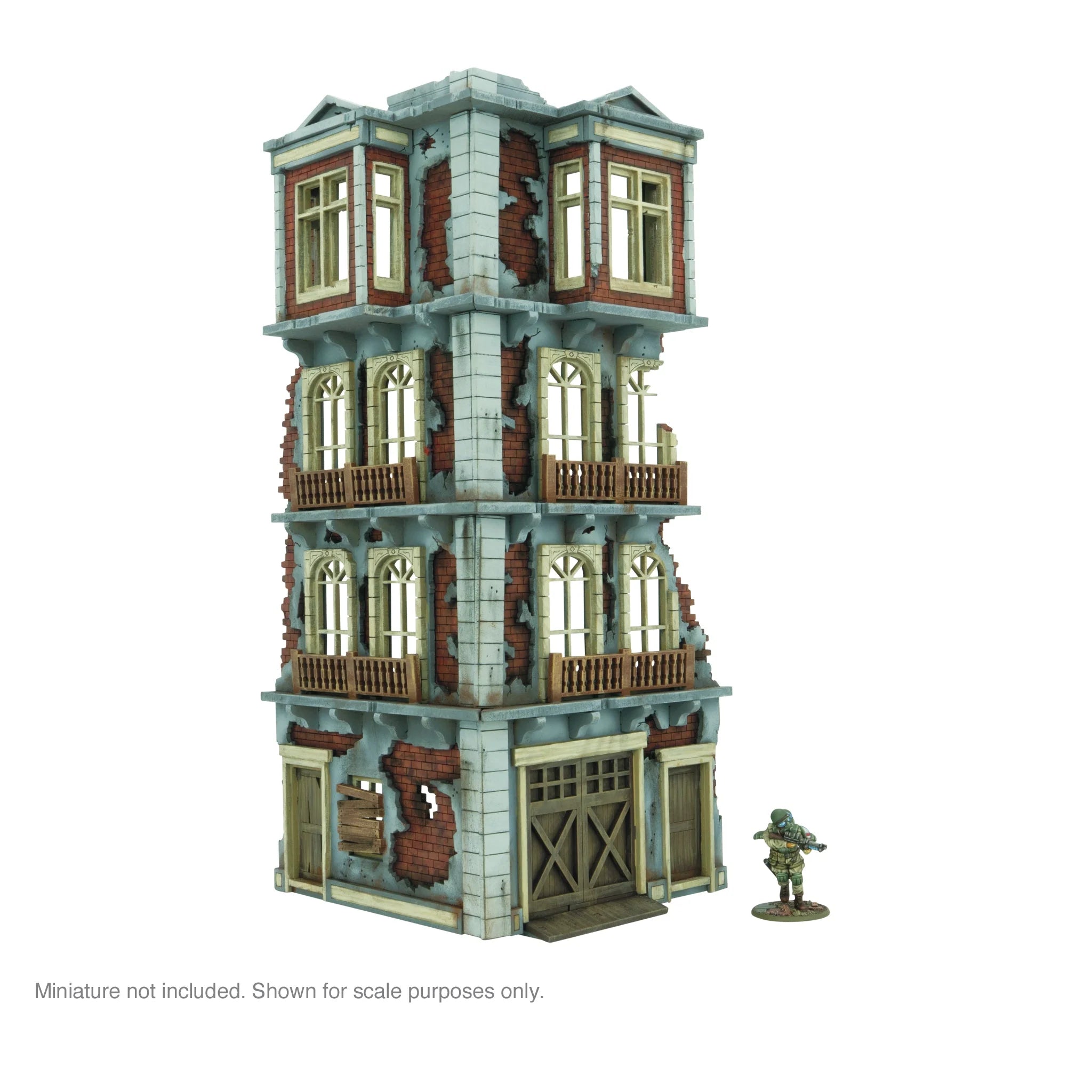 Bolt Action - City in Ruins - 4 Story Corner (2)