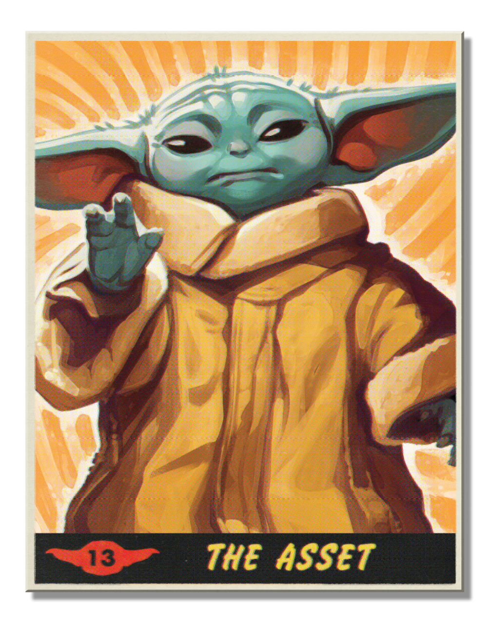 Metal Sign: The Mandalorian - The Asset