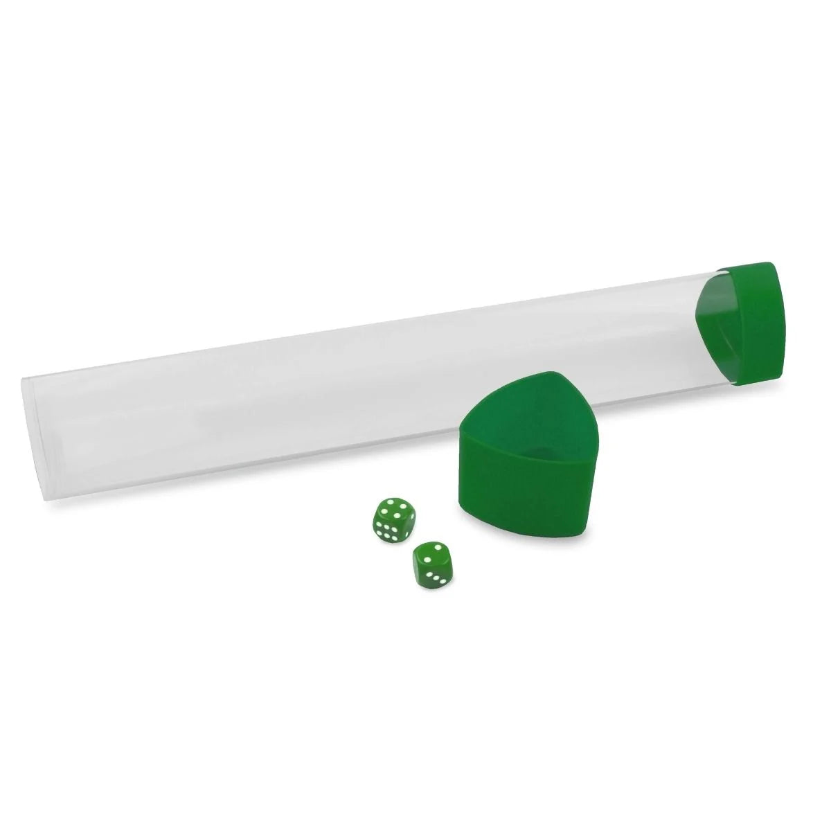 BCW - Playmat Tube with Dice Cap - Green