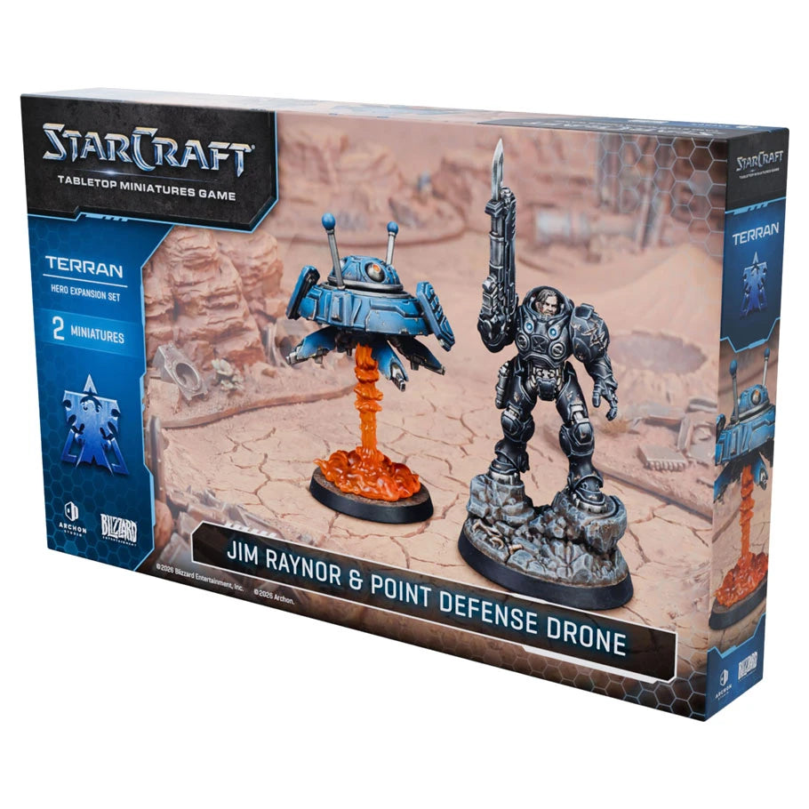 StarCraft Tabletop Miniatures Game - Terran - Jim Raynor Hero Expansion Set