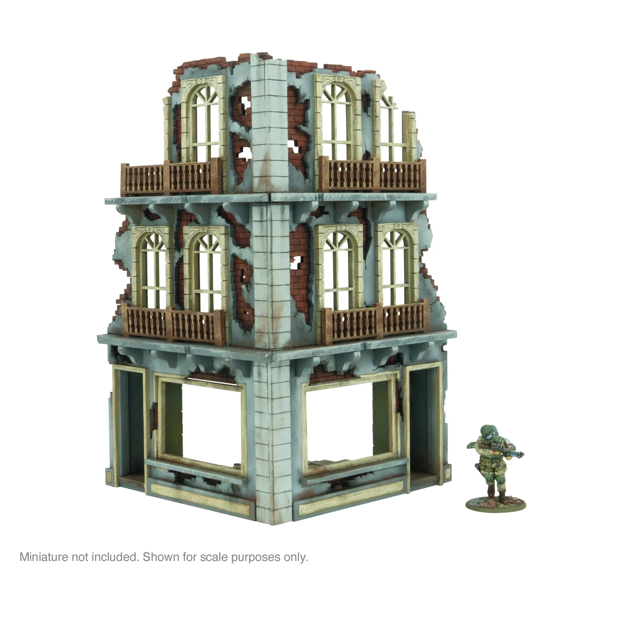 Bolt Action - City in Ruins - 3 Story Corner