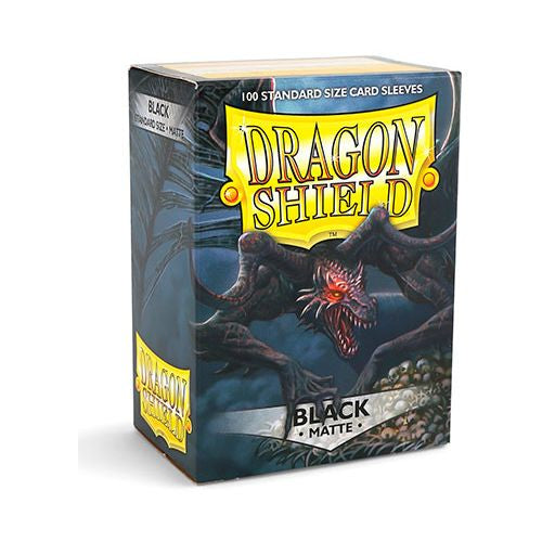 Dragon Shield: Standard Sleeves - Black Matte (100)
