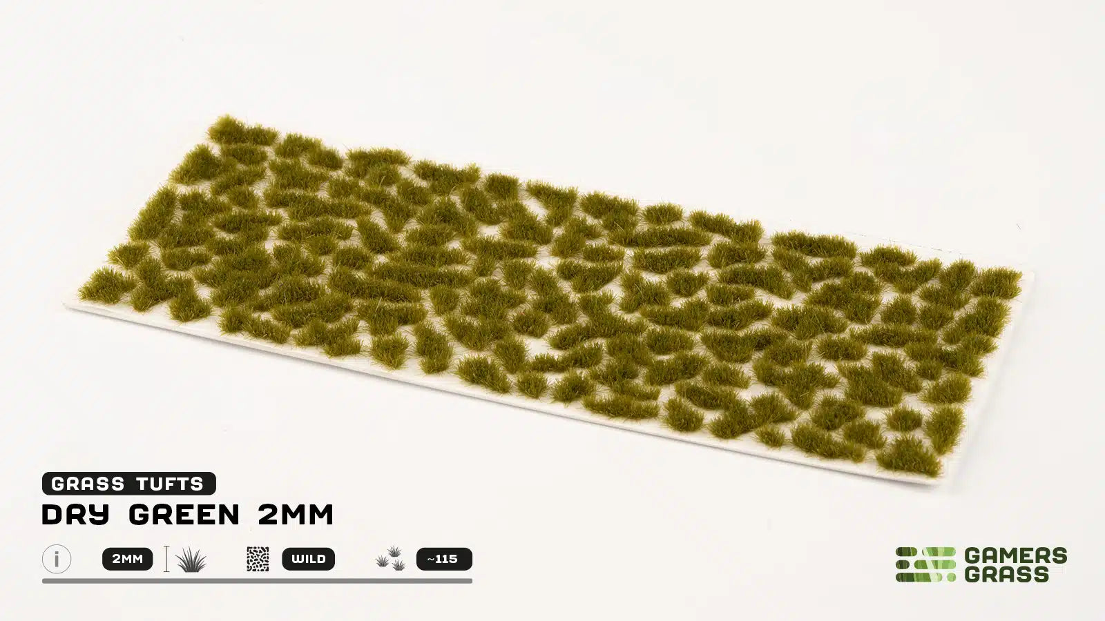 Gamers Grass - Grass Tufts - Dry Green (2mm)