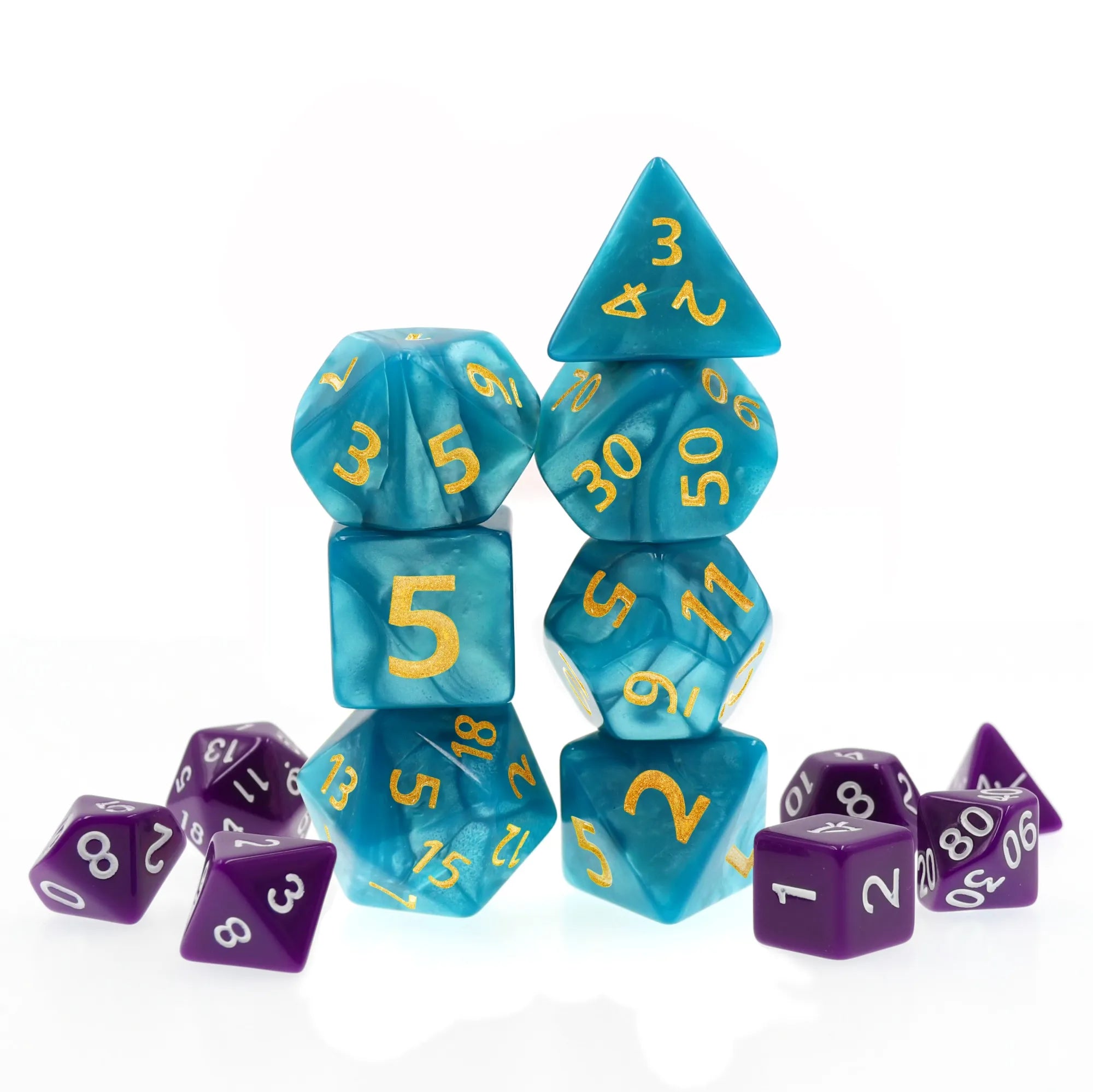 Blue Giant Pearl - Large 7ct Dice Set