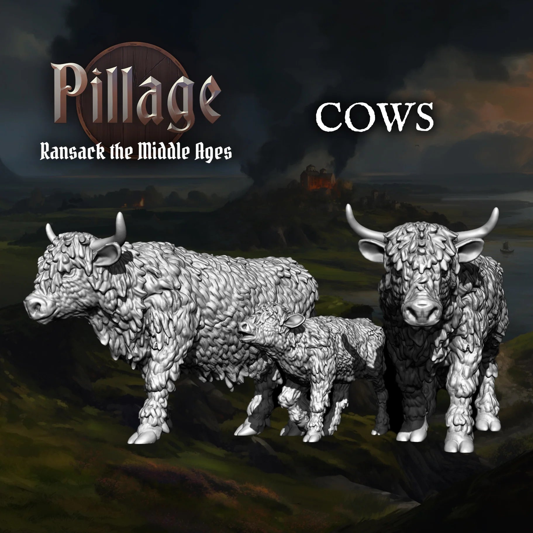 Victrix Limited - Medieval Farm Animals
