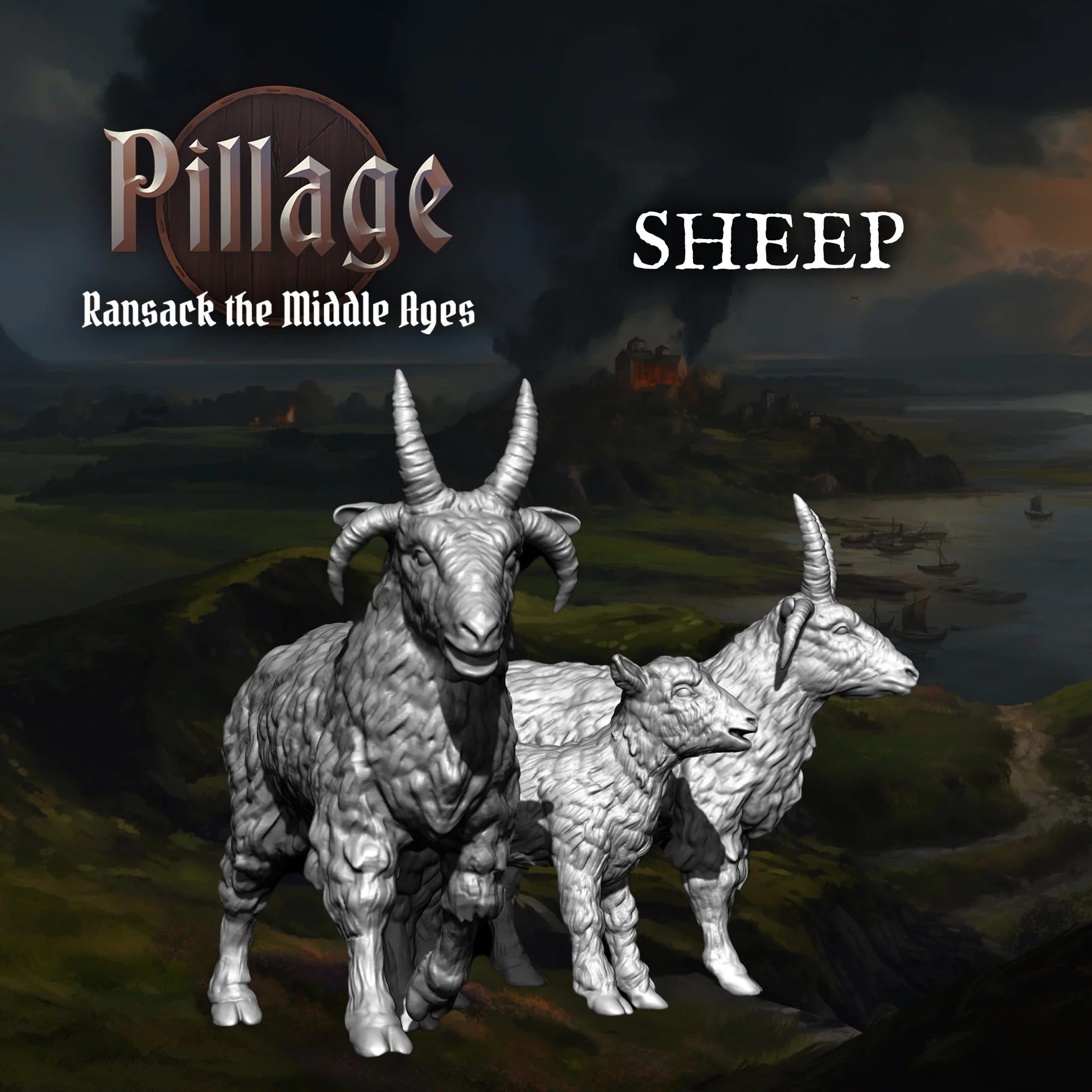 Victrix Limited - Medieval Farm Animals