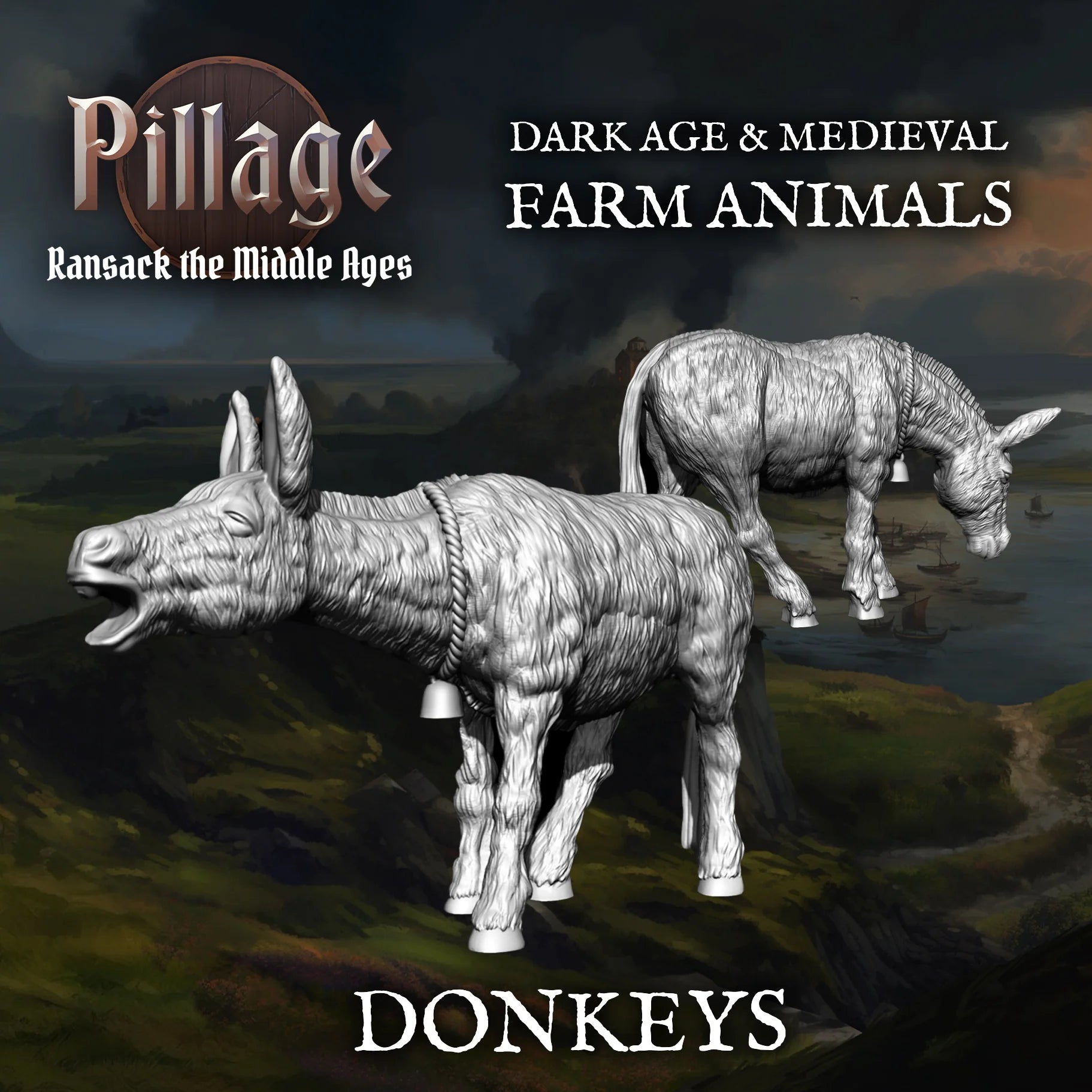 Victrix Limited - Medieval Farm Animals