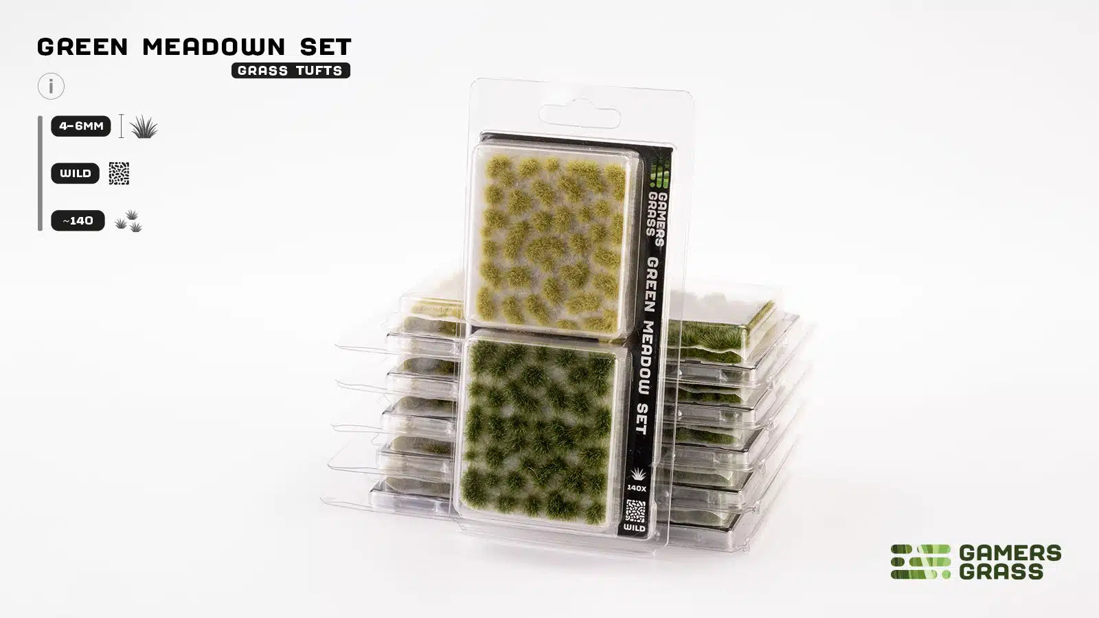 Gamers Grass - Tuft Sets - Green Meadow Set