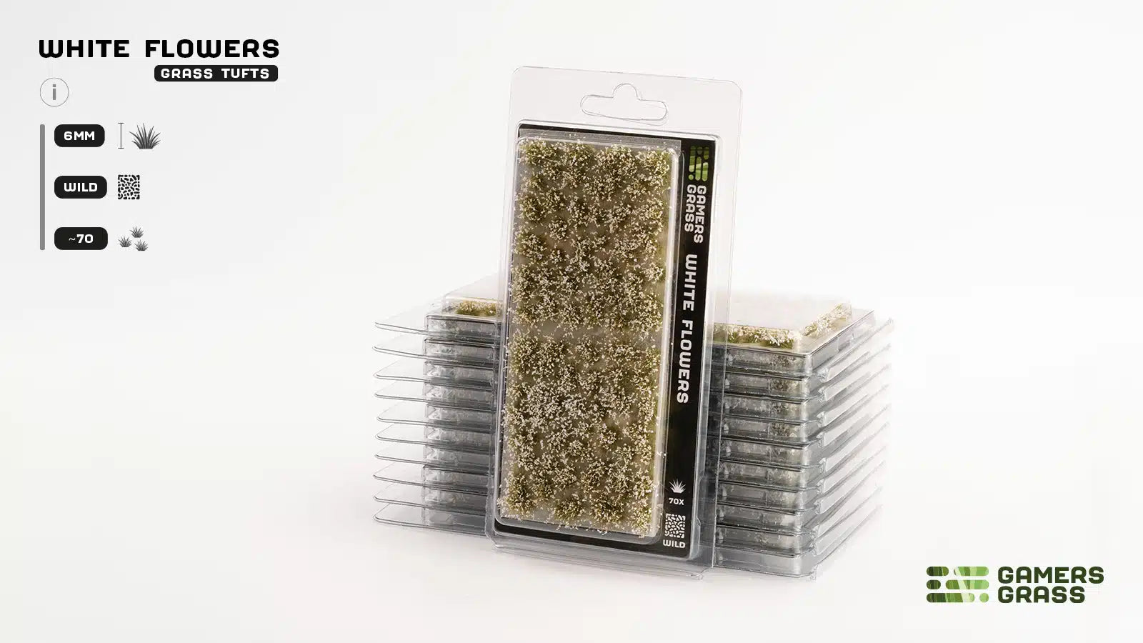 Gamers Grass - Special Tufts - White Flowers