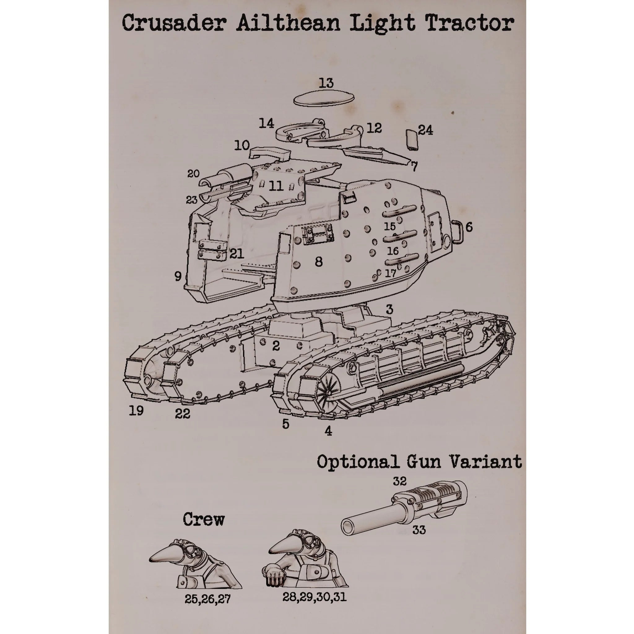 Wargames Atlantic - This Quar's War - Crusader Ailthean Tractor