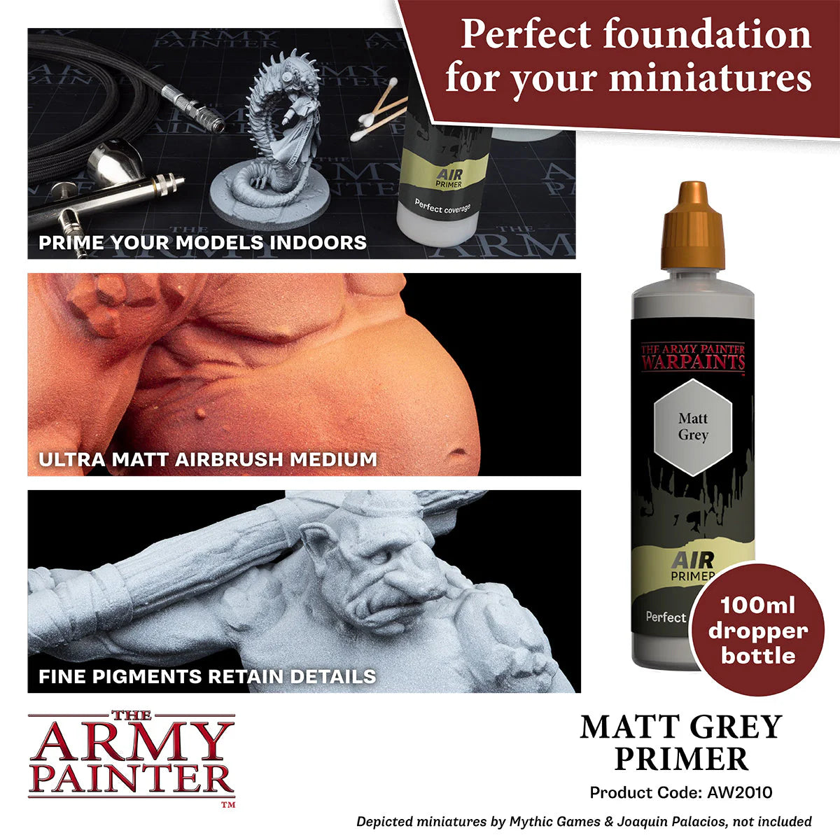 The Army Painter - Air Warpaints - Matt Grey Primer