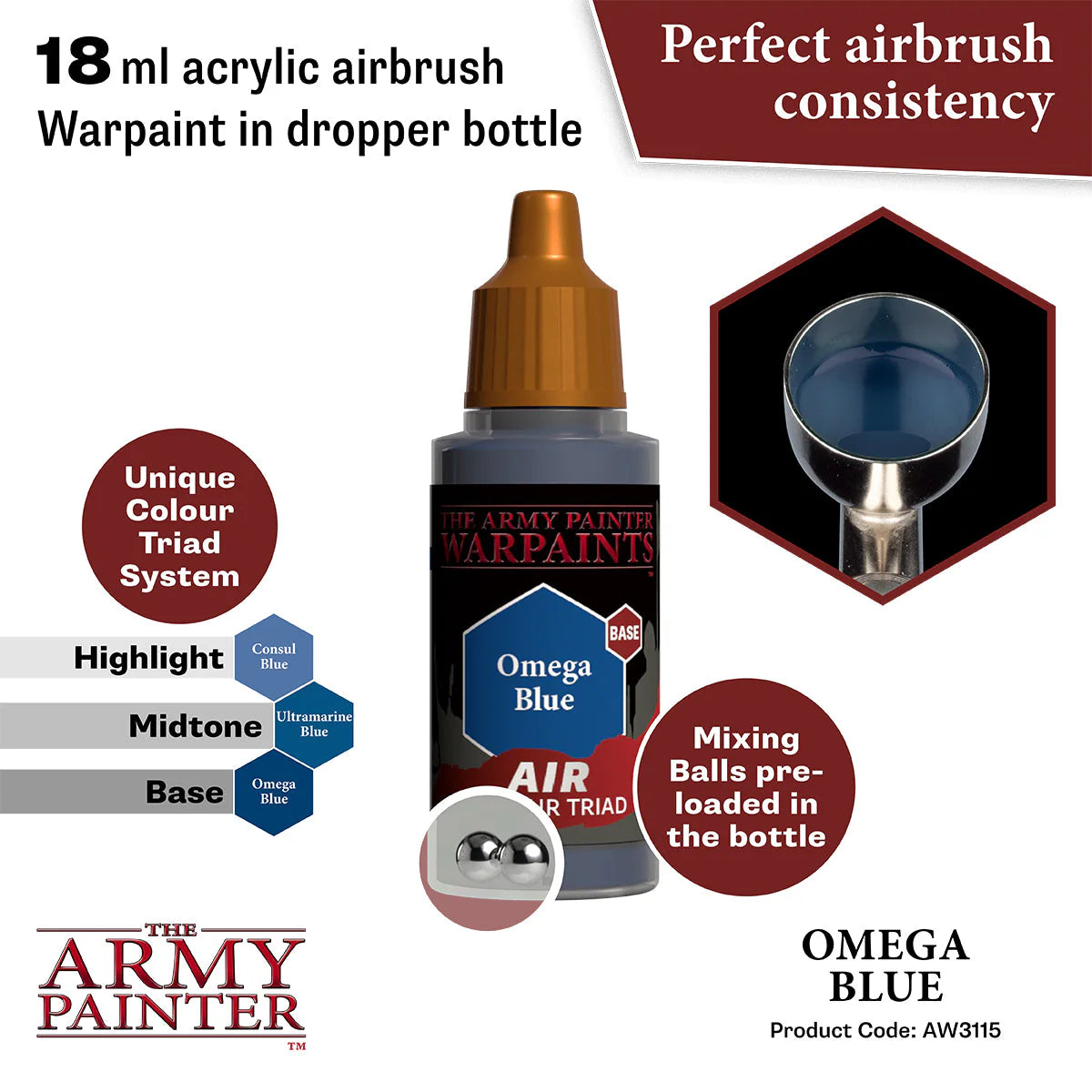The Army Painter - Warpaints Air - Omega Blue