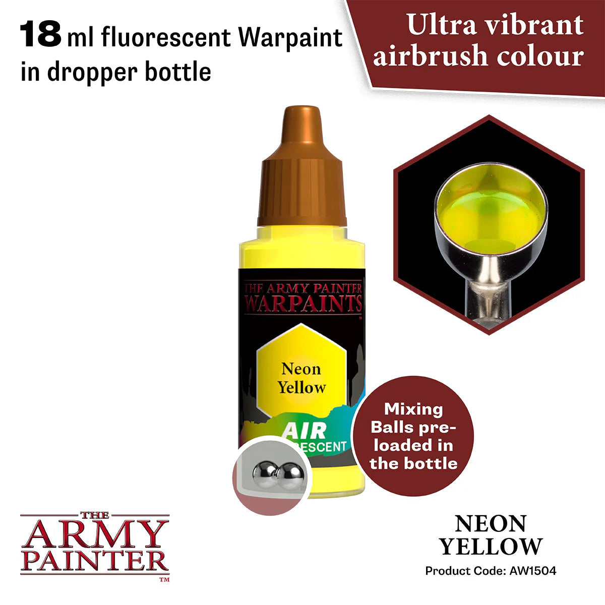 The Army Painter - Warpaints Air - Neon Yellow