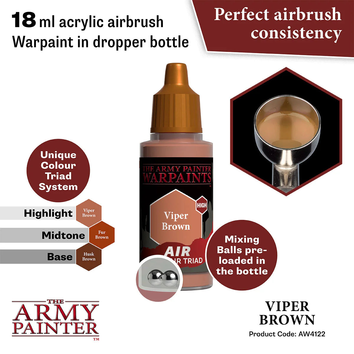 The Army Painter - Warpaints Air - Viper Brown