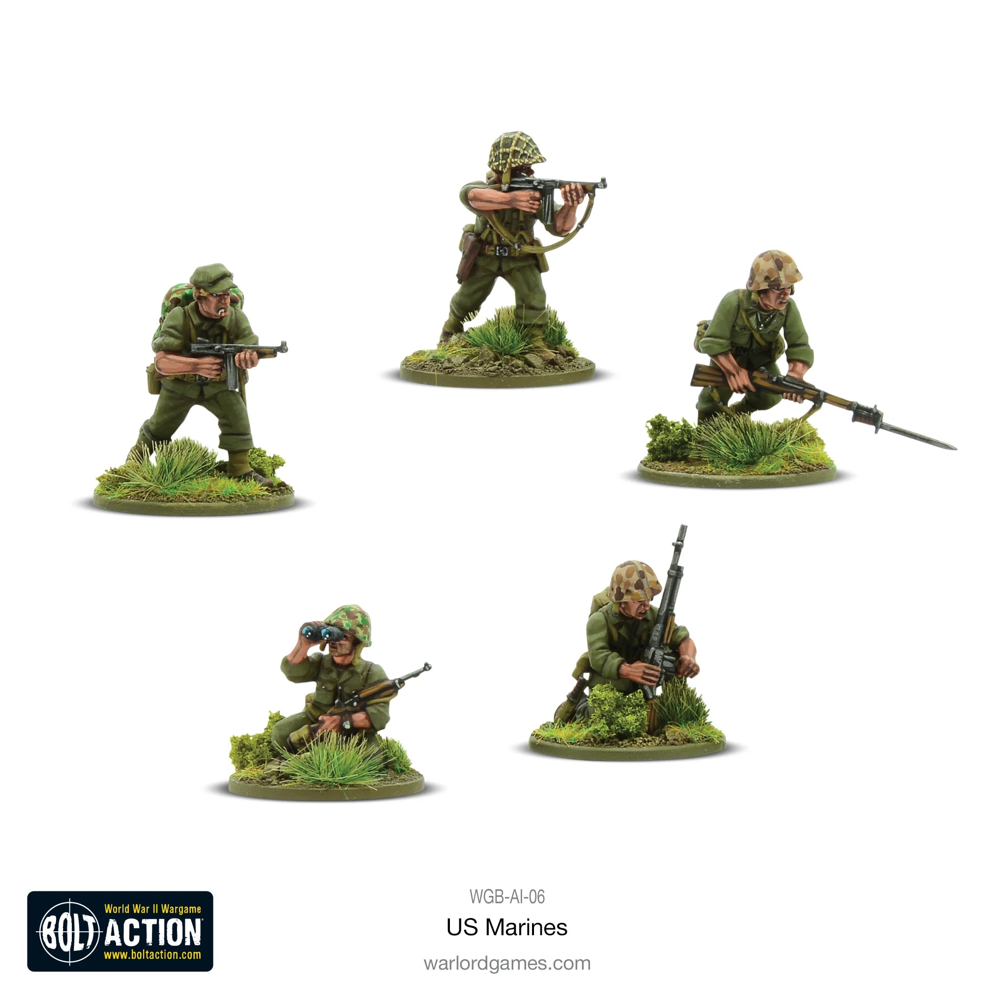 Bolt Action - US Marines plastic box set