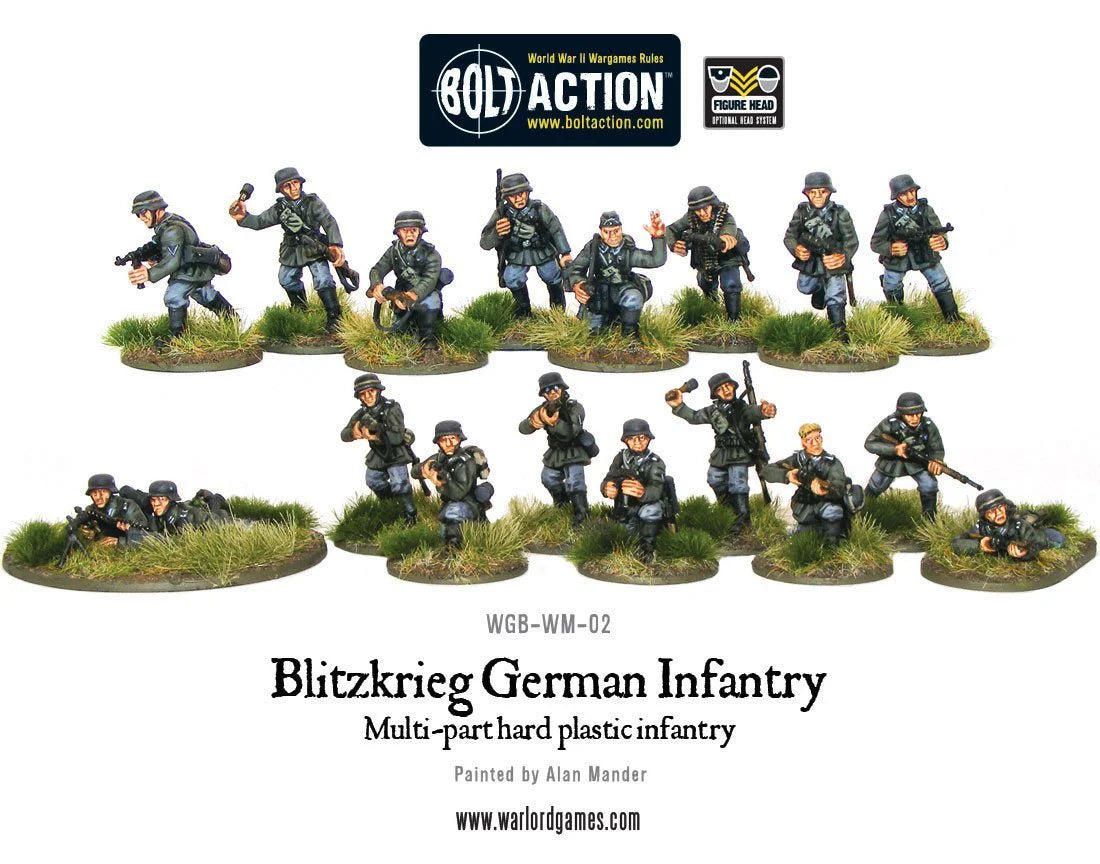 Bolt Action - Blitzkrieg German Infantry plastic boxed set