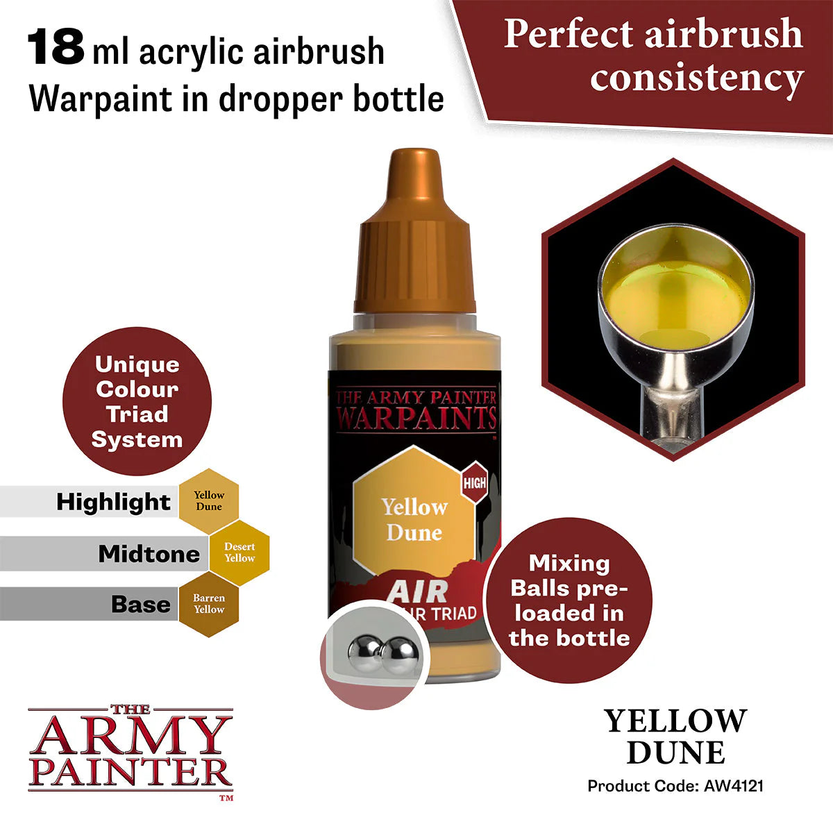 The Army Painter - Warpaints Air - Yellow Dune