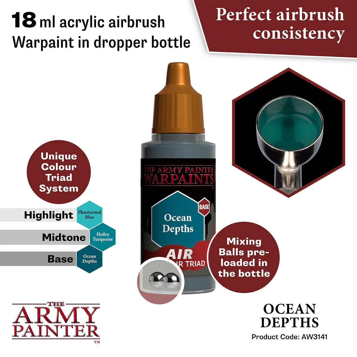 The Army Painter - Warpaints Air - Ocean Depths