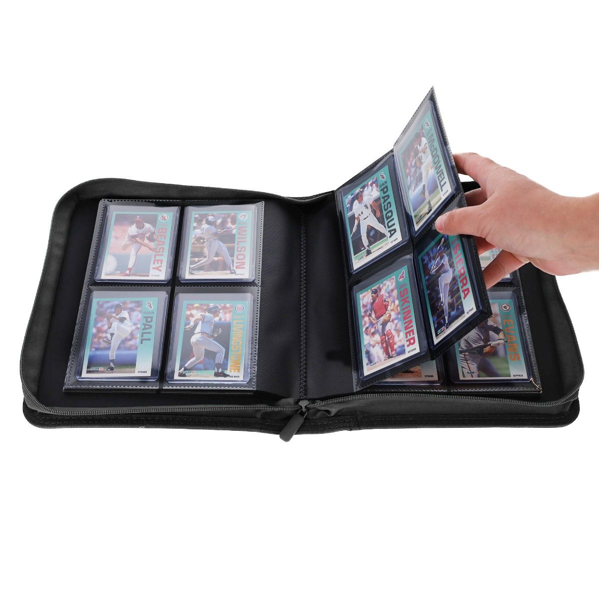 BCW - Z-Folio 4-Pocket LX Album - Toploaders - Black