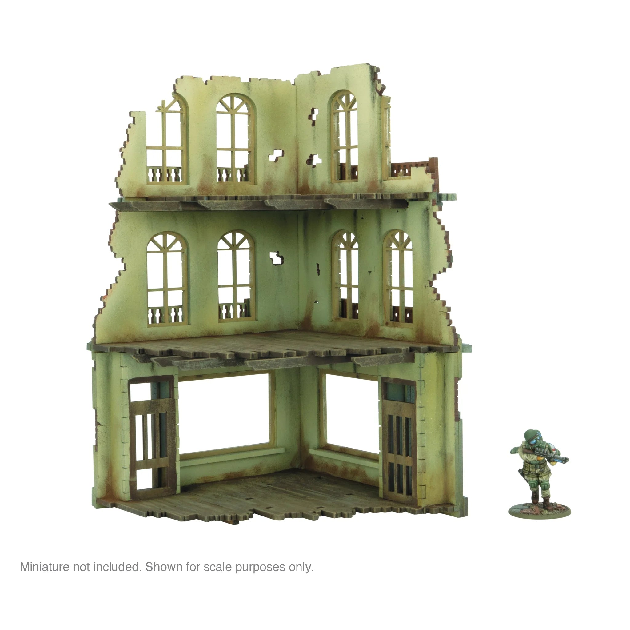 Bolt Action - City in Ruins - 3 Story Corner