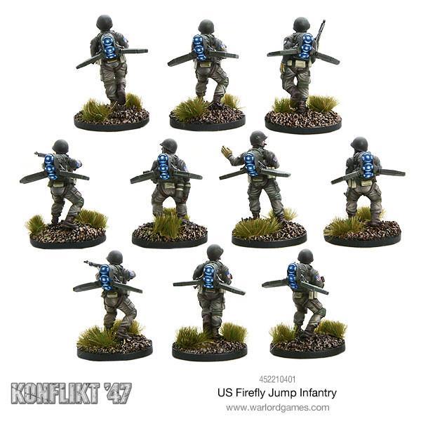 Bolt Action - Konflikt '47 - US Firefly Jump Infantry