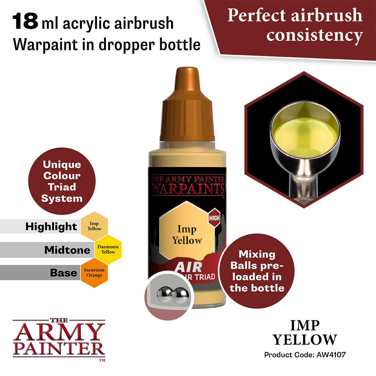 The Army Painter - Warpaints Air - Imp Yellow