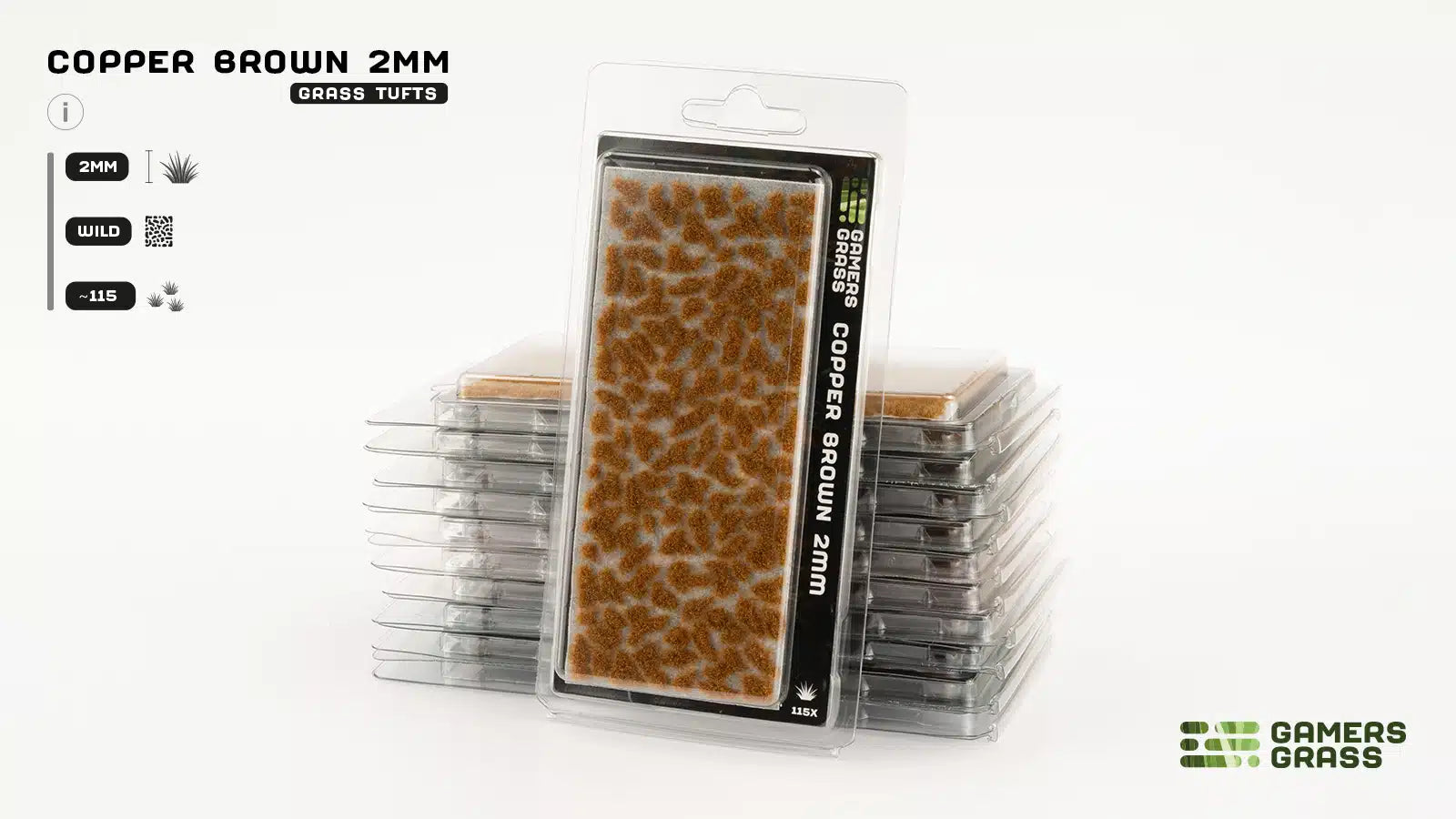 Gamers Grass - Grass Tufts - Copper Brown (2mm)