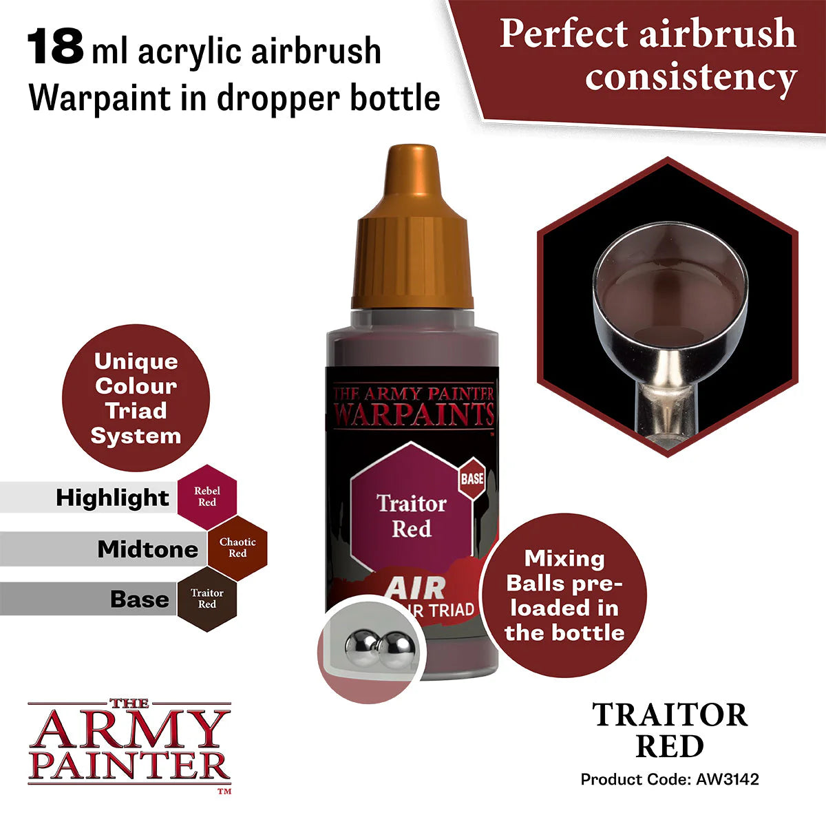 The Army Painter - Warpaints Air - Traitor Red
