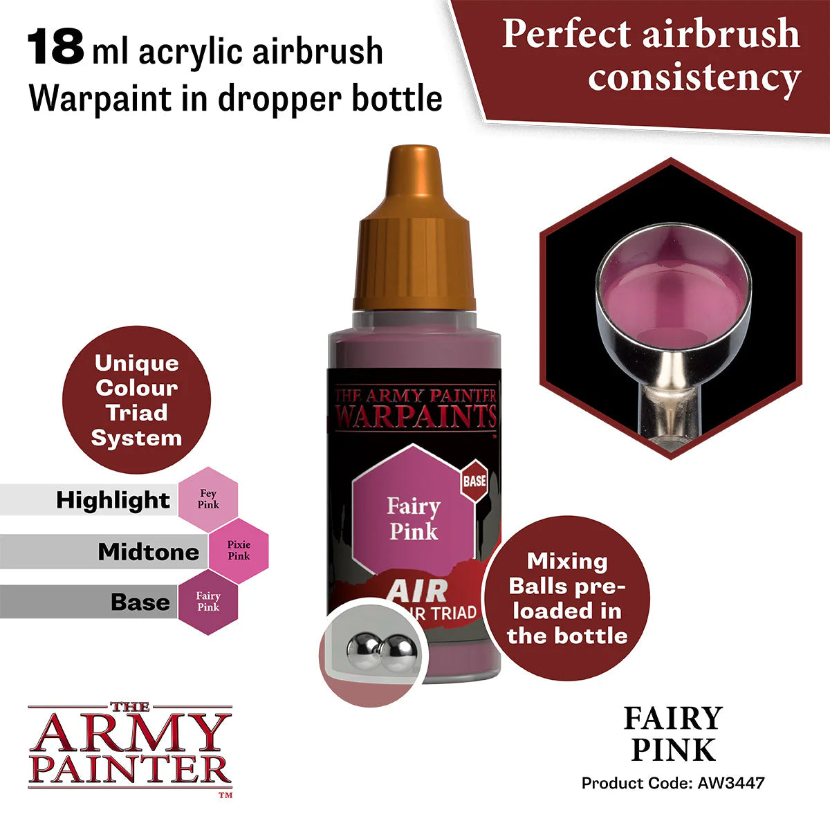 The Army Painter - Warpaints Air - Fairy Pink